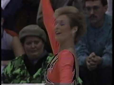1988 World Championships - Ladies Free Skate - Claudia Leistner FRG