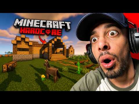 პირველი სახლის შენება და ახალი არსებები!!! | Minecraft Hardcore S2 #2