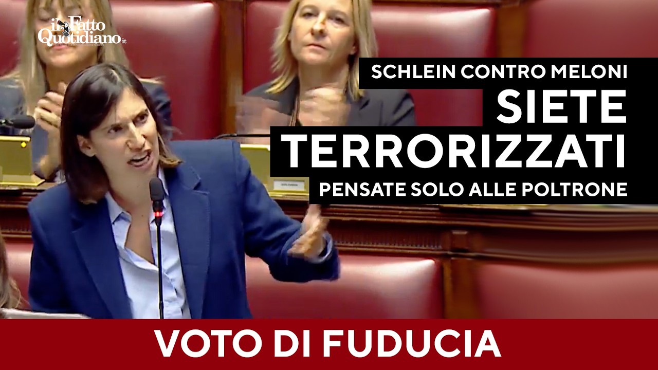 Schlein furiosa in Aula: “Avete paura degli italiani! Meloni pensa solo alle poltrone”