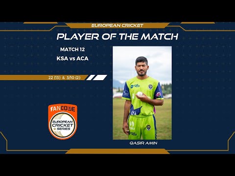 MOM: Q.Amin - KSA vs ACA | Highlights | FanCode ECS Greece Day 4 | Greece 2021