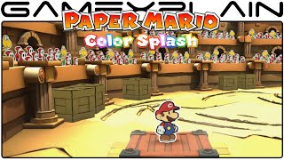 12 Minutes of Paper Mario: Color Splash  - Massacre at The Golden Coliseum (Direct Feed - PAX West)