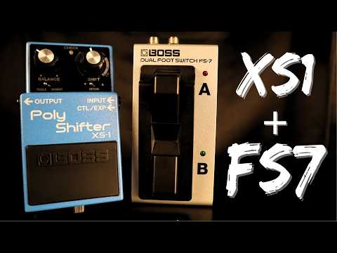 Boss Poly Shifter XS-1 Footswitch Setup and Features.  Better Than the Digitech Drop?