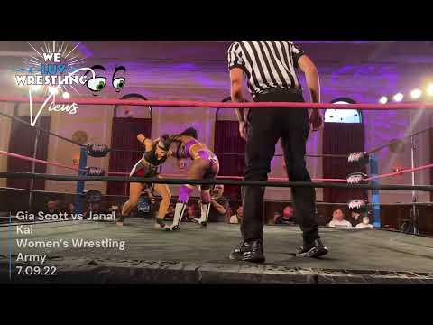 Gia Scott vs Janai Kai : Women’s Wrestling Army : #WLW Views