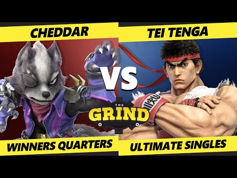 The Grind 178 Winners Quarters - Cheddar (Wolf) Vs. Tei Tenga (Ryu) Smash Ultimate - SSBU
