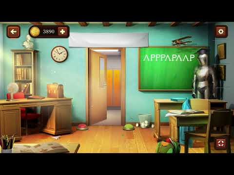 100 Doors Games: Escape From School Level 10 | No Commentary