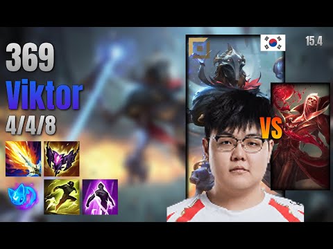369 Top Viktor vs Vladimir lol KR solo rank Full Game 15.4 | 369 빅토르 vs 블라디미르
