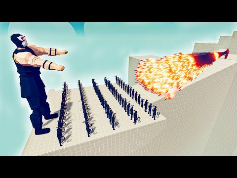 100x CATWOMAN & BANE GIANT vs EVERY GOD - Totally Accurate Battle Simulator