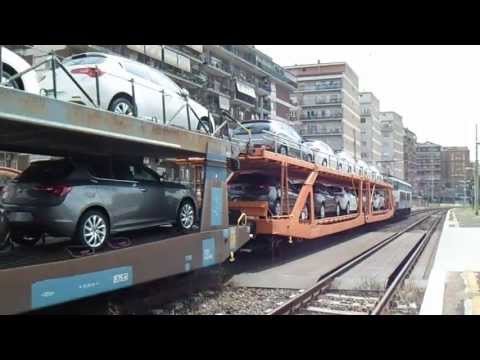 E655.287 sul MRS 57344 Piedimonte V.S.L. Aquino - Torino Orbassano, in partenza da Roma Tuscolana