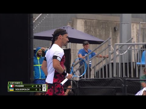 Fabio Fognini v Alexandr Dolgopolov Match Highlights (R2) | Sydney International 2018