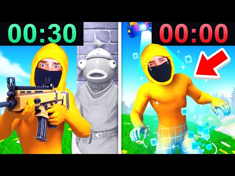 30 SECOND CHALLENGE or YOU DIE (extreme) in Fortnite!