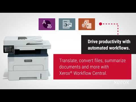 Xerox B225 Laser-Multifunktionsgerät s/w video preview