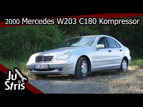 Review 2000 Mercedes W203 C180 Kompressor - Als Rentner noch Limos gekauft haben - JuStris Garage