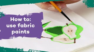 How to use fabric paint