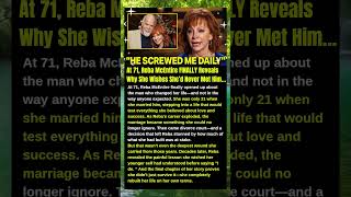 At 71, Reba McEntire FINALLY Reveals Why She Wishes She’d Never Met Him…#viral #shorts