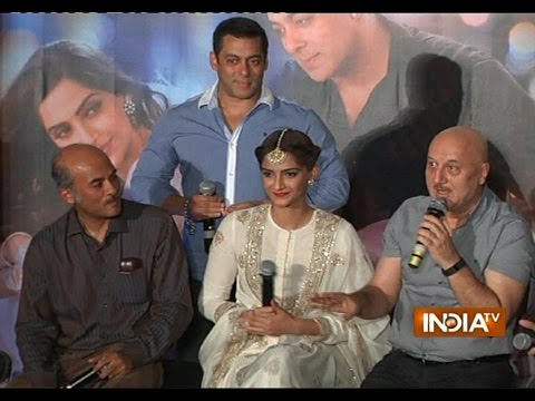  Prem Ratan Dhan Payo star-cast during launch of trailer