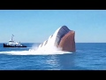 BIG WAVES HIT SHIP, SINKING SHIP COMPILATION, PEOPLE ON BOARD