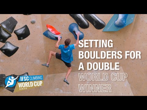 Setting for a World Cup WINNER! feat @TobyClimbing