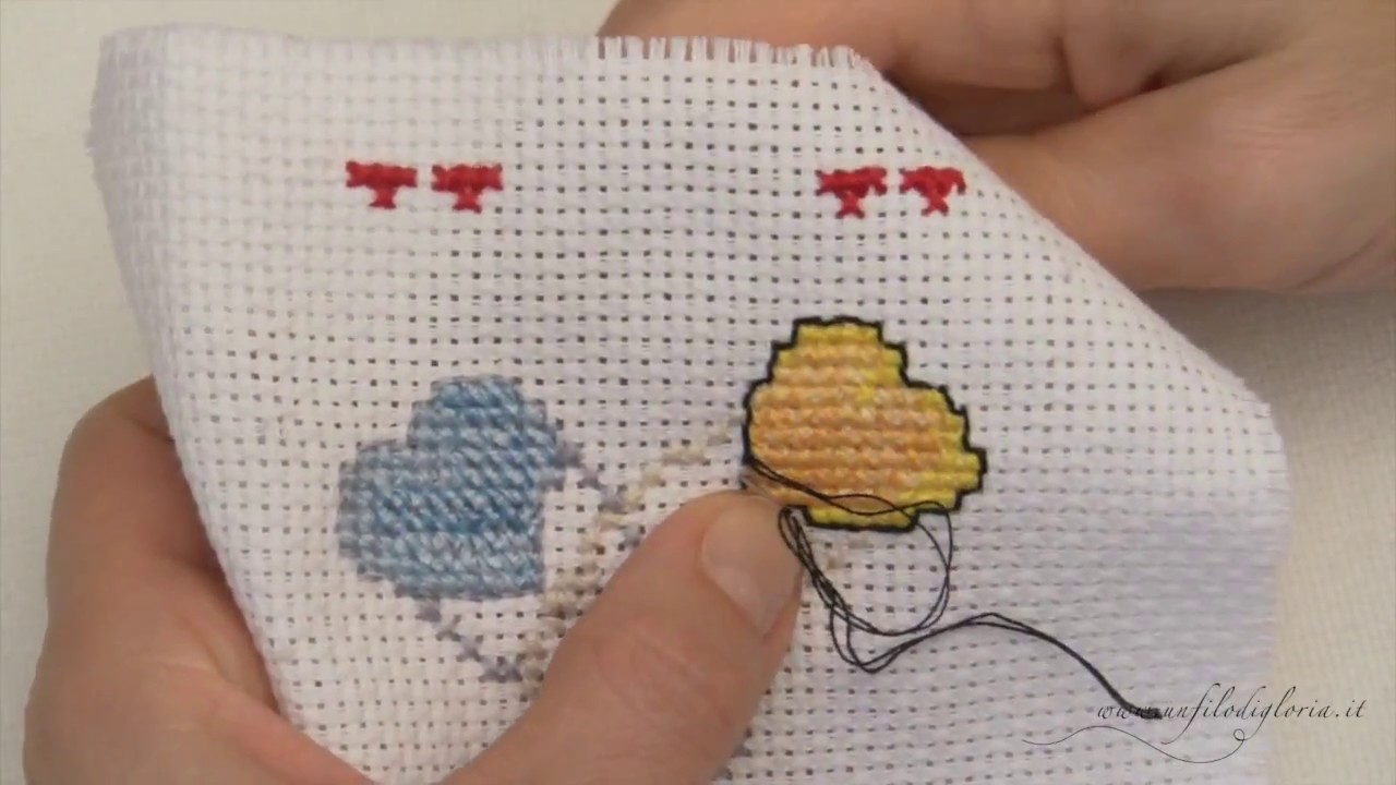 Punto croce: come fare il punto scritto (parte 2)