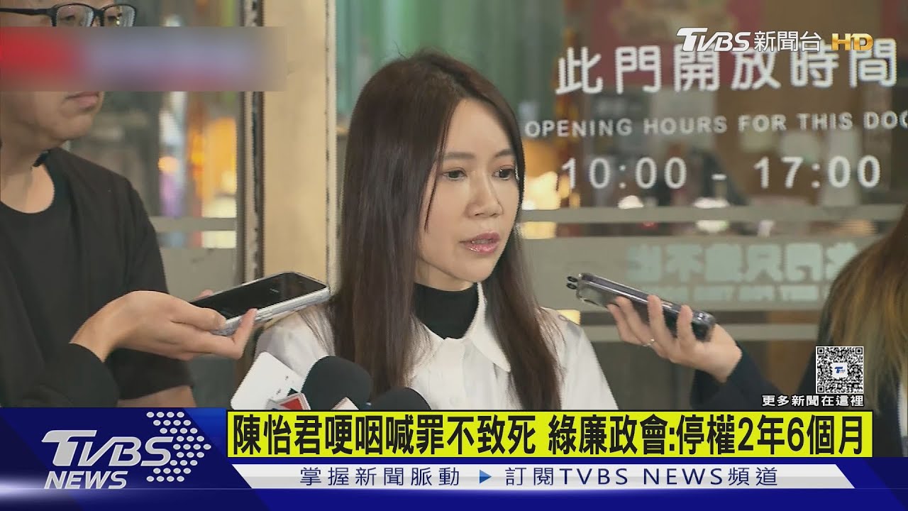 陳怡君哽咽喊「是民進黨寶寶」 綠廉政會確定停權2年6個月