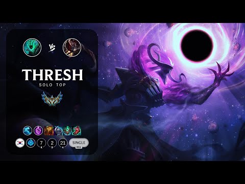 Thresh Top vs Darius - KR Challenger Patch 13.5