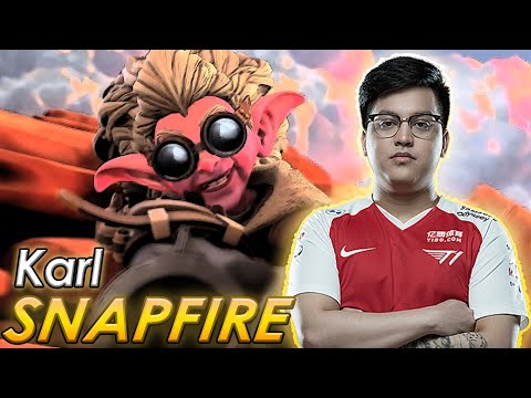 T1 CIVIL WAR! KARL vs GABBI SNAPFIRE KARL vs FACELESS VOID GABBI FULL GAMEPLAY DOTA 2