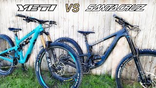 Santa Cruz Megatower vs Yeti sb150