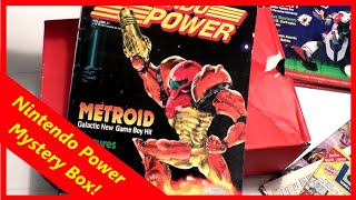 I Bought A Mystery Box Of Nintendo Power Magazines - And Got Some Weird Extras!