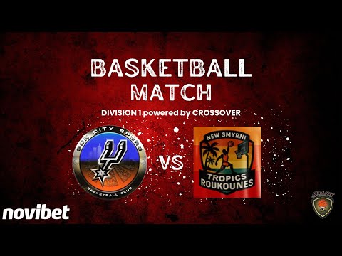 Atlasbasket - Division 1 - 10th Round - SUN CITY SPURS vs NEW SMYRNI TROPICS ROUKOUNES