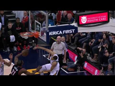 Dante Exum's Thunderous Dunk Blazers vs Jazz