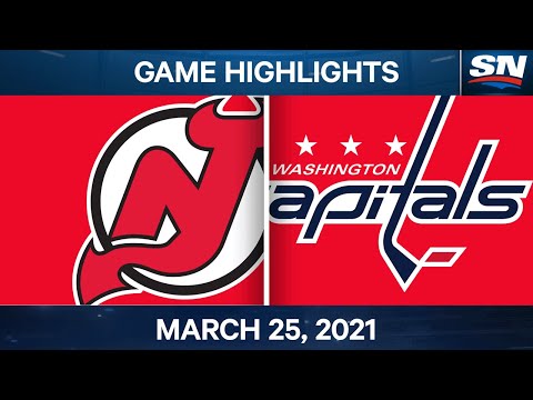 NHL Game Highlights | Devils vs. Capitals – Mar. 25, 2021