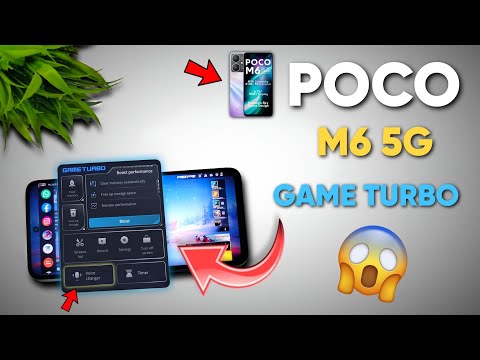 Enable game turbo with voice changer in poco m6 5g || How to enable game turbo in poco m6 5g