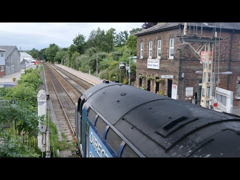 DRS 37425 & 37405 give it some welly out of Brundall - 2J91