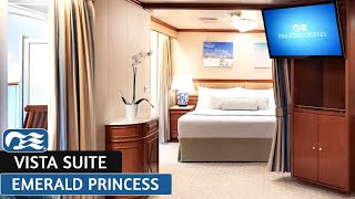 Emerald Princess | Vista Suite | Full Walkthrough Tour & Review | 4K
