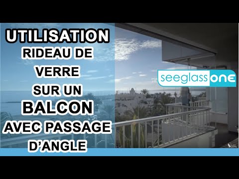 Le Rideau de verre s'adapte à toutes les configurations : passage d'angle, arrondi ...