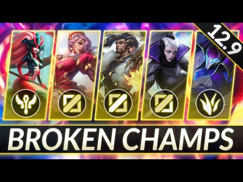 3 MOST BROKEN MAINS of EVERY ROLE for Patch 12.9 - Best Champions Tier List - LoL Guide