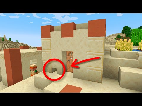 FlewToL - Minecraft new secret room in desert village house!