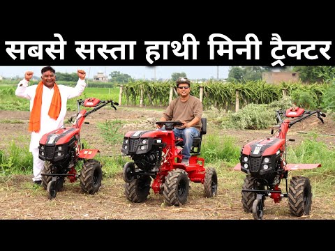 राजा भाई ने बनाया ट्रैक्टर जैसा 4x4 Power Tiller | All in One Power Tiller