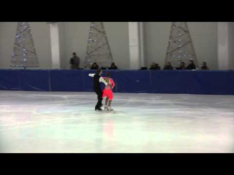 Staudt Réka és Máté 2013.12 Santa Claus Cup short dance
