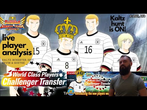 Kaltz, Schester, Eric, Kevin & Goethe Live Analysis & PULLS! | Captain Tsubasa : Dream Team