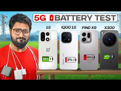 ULTIMATE Flagship Outdoor 5G BATTERY DRAIN TEST !!!