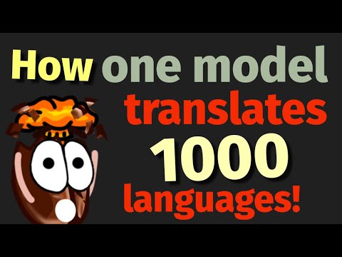Machine Translation for a 1000 languages – Paper explained