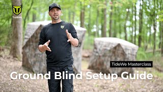 TideWe Masterclass | The Ultimate Step-by-Step Ground Blind Setup with Pro Hunting Tips