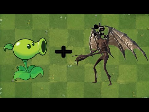 (Siren Head Demon, Impostor + Peashooter) Plants Vs Zombies Fusion Animation