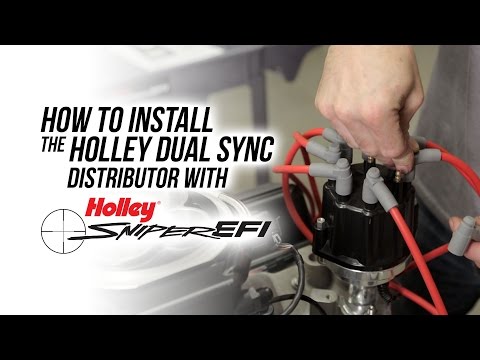 How To Install The Holley Dual Sync Distributor with Sniper EFI