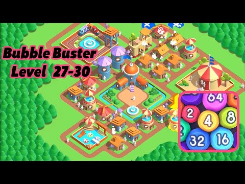 Bubble Buster 2048 by VOODOO - Gameplay (Android, iOS) | Level 27-30 - YouTube