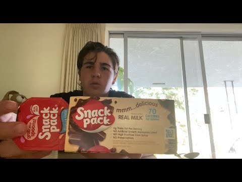 Snack pack pudding food review