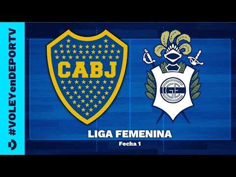 Boca Juniors vs Gimnasia La Plata - Liga Femenina de vóley - Fecha 1 - #VOLEYenDEPORTV