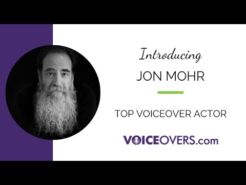 Professional Voice Actor -Jon Mohr - Storytelling Voice overs