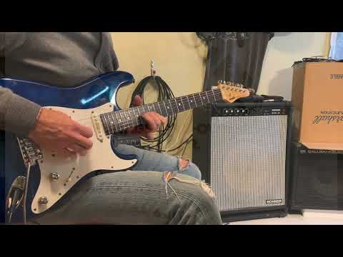 Rockoon Schaller Strat type electric guitar 1987 - Transparent Blue, Kawai made in Japan Very Good Condition with Gigbag image 25