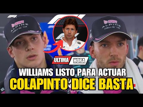 🚨¡ESCÁNDALO! COLAPINTO PODRÍA VOLVER A WILLIAMS, LA CLÁUSULA QUE ALPINE NO QUIERE QUE VEAS🔥